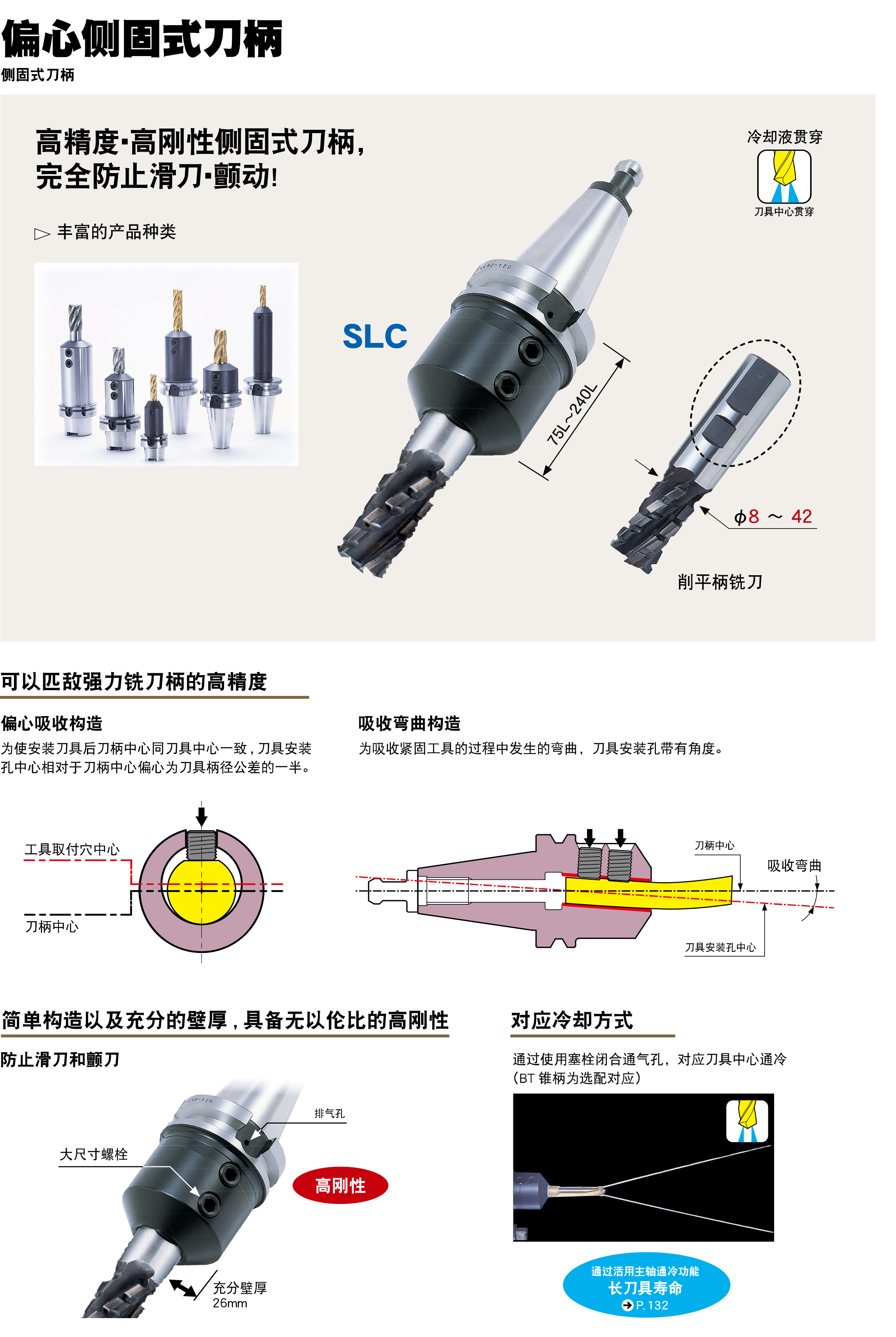 偏心側(cè)固式刀柄SLC